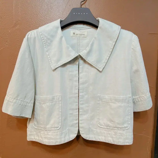 [BUNJANG] It Misha Denim Cropped Jacket Size 55 / 새제품 잇 미샤 데님 크롭 자켓 55