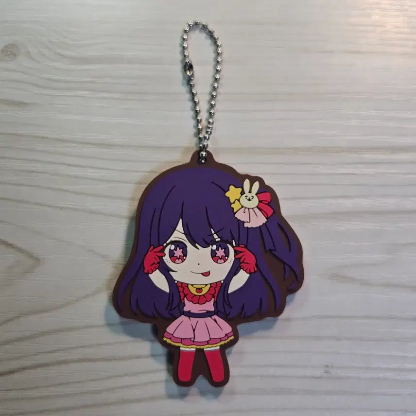 [BUNJANG] Oshi no Ko Hoshino Ai Rubber Strap / 최애의 아이 호시노 아이 러버스트랩 가챠
