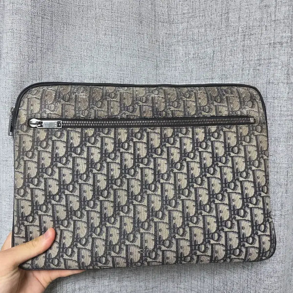 [BUNJANG] Dior Leather Pouch Clutch for Laptop/iPad / [정품] 디올 노트북 아이패드 클러치 / 파우치