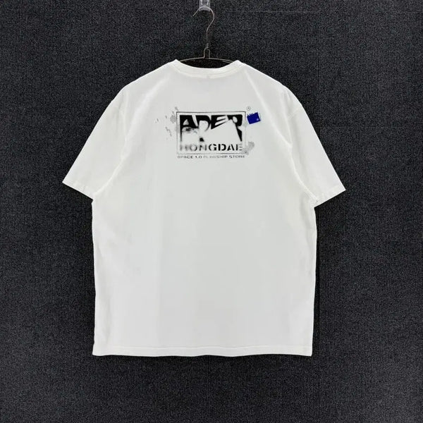 [BUNJANG] ADERERROR Men's Short Sleeve T-Shirt L / ( 남성 / L ) ADERERROR 아더에러 반팔 티셔츠