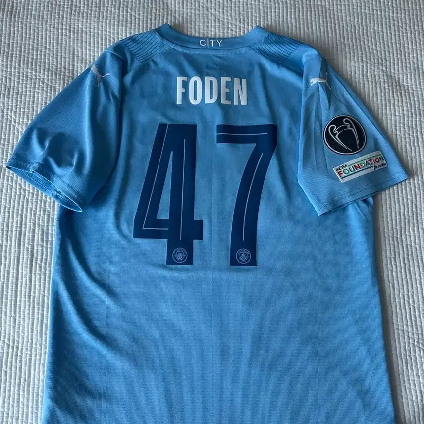 [BUNJANG] Manchester City 23/24 Home Authentic Replica Jersey Phil Foden Size L / 맨시티 23/24 홈 유니폼 필포든