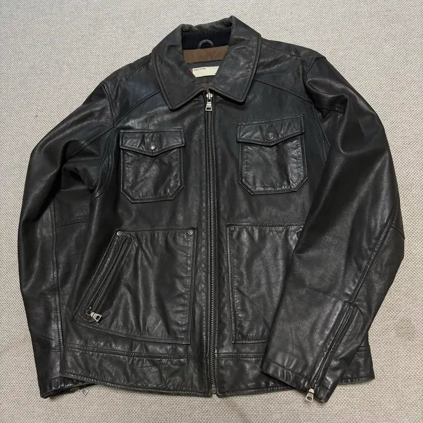 [BUNJANG] Levi's Premium Vintage Lambskin Leather Jacket / 리바이스 프리미엄 빈티지 양가죽 자켓