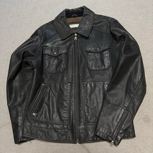 [BUNJANG] Levi's Premium Vintage Lambskin Leather Jacket / 리바이스 프리미엄 빈티지 양가죽 자켓