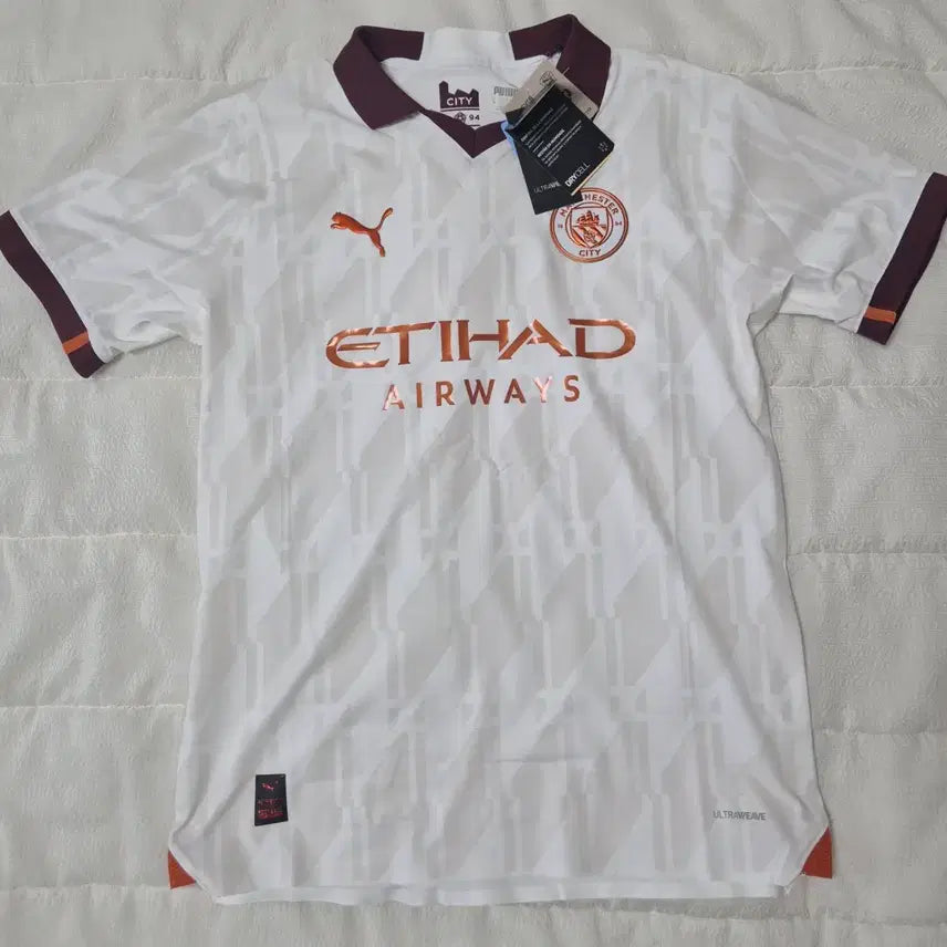 [BUNJANG] Manchester City 23/24 Away Player Issue Jersey / 맨체스터 시티 23/24 어웨이 선수지급용