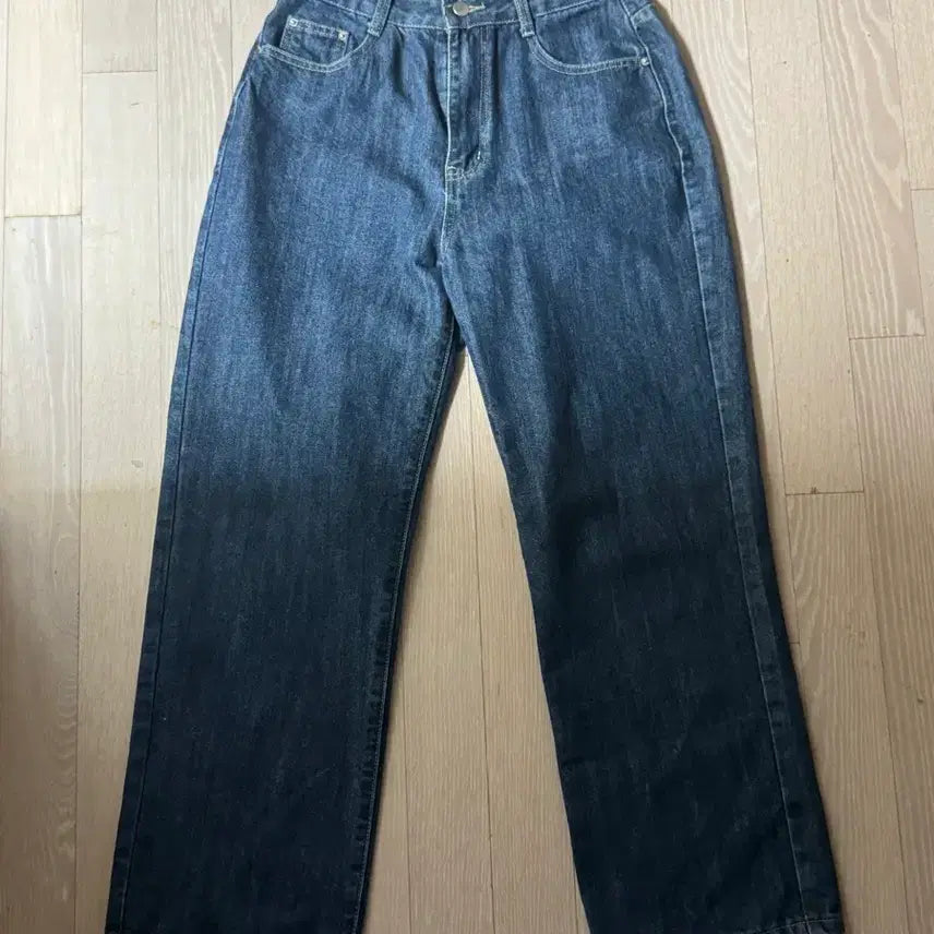 [BUNJANG] Wide Straight Fit Jeans / 와이드 청바지 일자핏