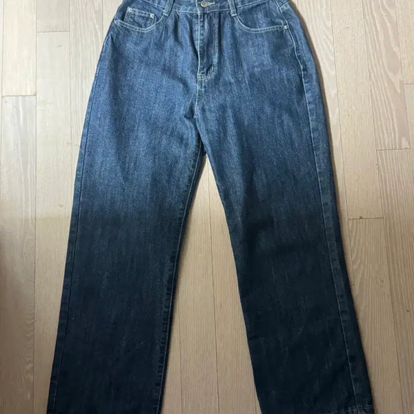 [BUNJANG] Wide Straight Fit Jeans / 와이드 청바지 일자핏