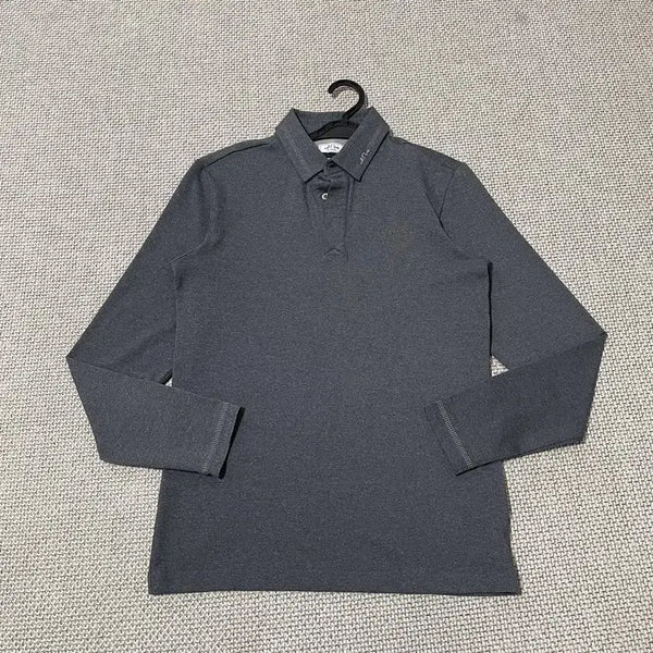 [BUNJANG] Adidas Golf Functional Long Sleeve Polo Shirt Size S / S 아디다스 골프 기능성 긴팔 카라티 B.6887