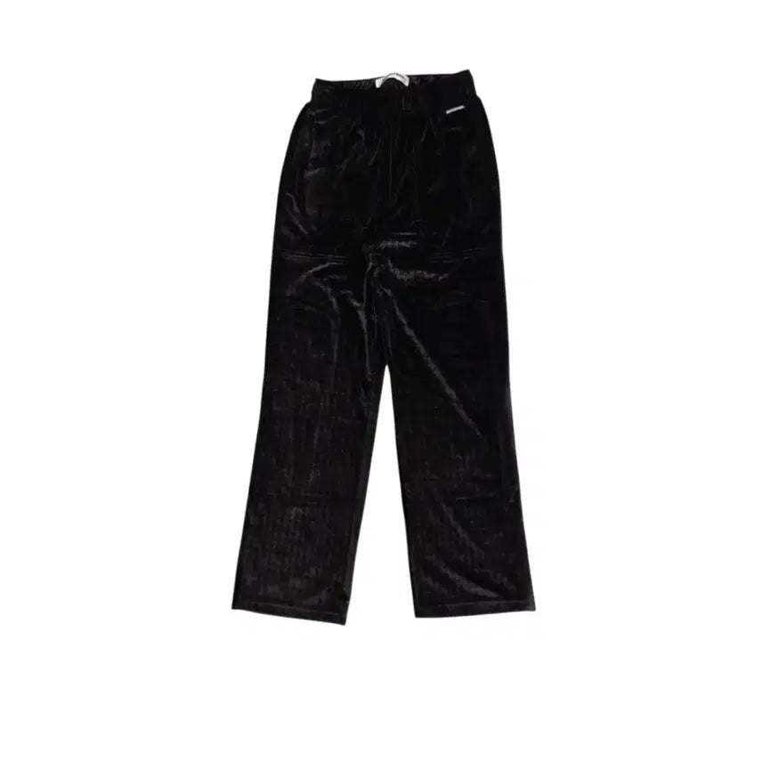 [BUNJANG] MSCHF 17FW Houndstooth Black Velvet Pants / MSCHF 미스치프 17fw 하운드투스 블랙 벨벳 벨루어 팬츠