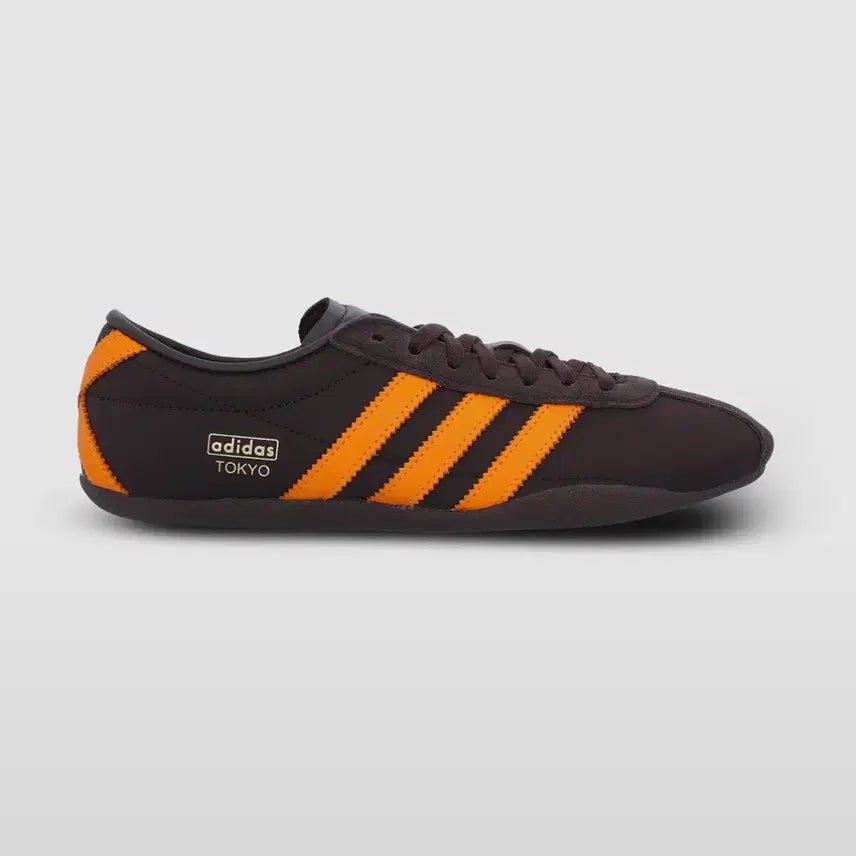 [BUNJANG] Adidas Tokyo Dark Brown Orange Sneakers / 아디다스 도쿄 다크브라운 오렌지
