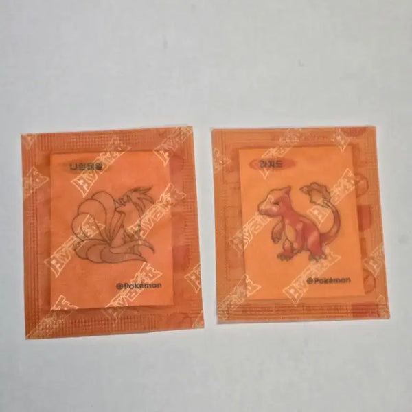 [BUNJANG] Pokemon Bread 30th Anniversary Artwork 30 Piece Sticker Bundle Set / 포켓몬빵 나인테일, 리자드 일괄 띠부씰 30주년 아트워크