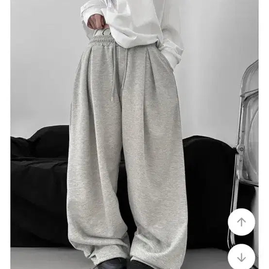 [BUNJANG] Ablley Pintuck Wide Pants / 에이블리 핀턱 와이드 팬츠
