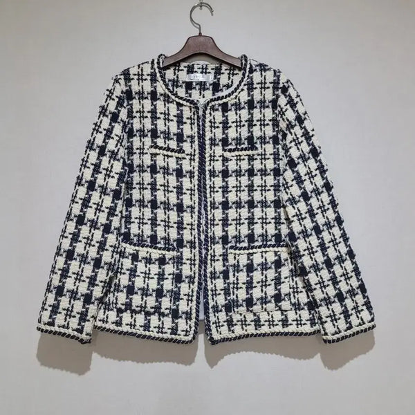 [BUNJANG] Tweed Jacket Check Pattern / 트위드 자켓 체크 패턴
