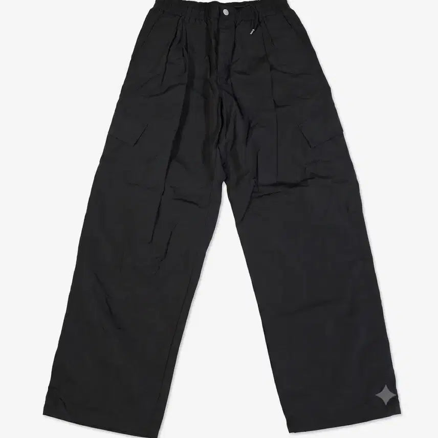[BUNJANG] Solid Homme Black Wide Cargo Pants Size 48 / 솔리드옴므 블랙 와이드 카고 팬츠 48사이즈