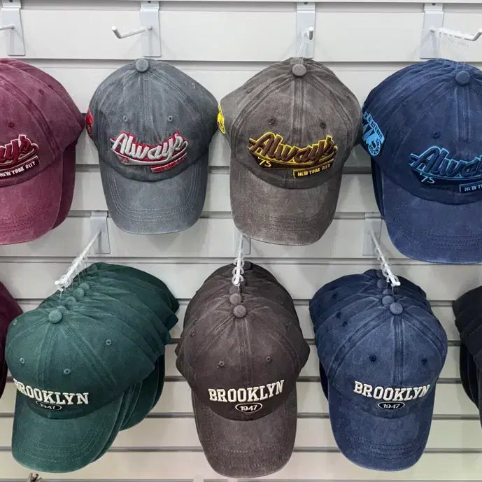 [BUNJANG] Washed Ball Cap Hat / 워싱 볼캡모자