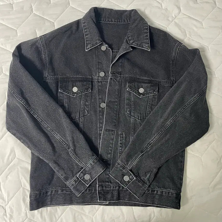 [BUNJANG] Instant Denim Black Denim Jacket L / 인스턴트데님 흑청 자켓 L