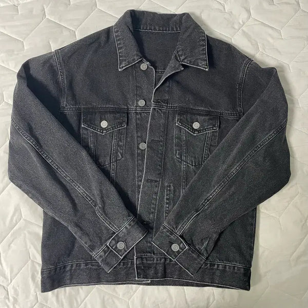 [BUNJANG] Instant Denim Black Denim Jacket L / 인스턴트데님 흑청 자켓 L