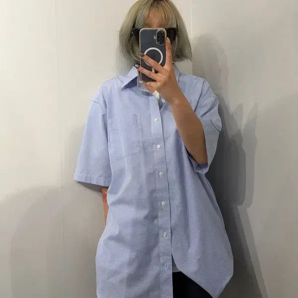 [BUNJANG] L.L.Bean Traditional Fit Short Sleeve Shirt Size L / L L.L.Bean 엘엘빈 트래디셔널 핏 반팔 셔츠