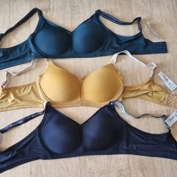 [BUNJANG] Playtex No-Wire Bra 3-Piece Bundle Set / 플레이텍스 노와이어 브라 3종 일괄