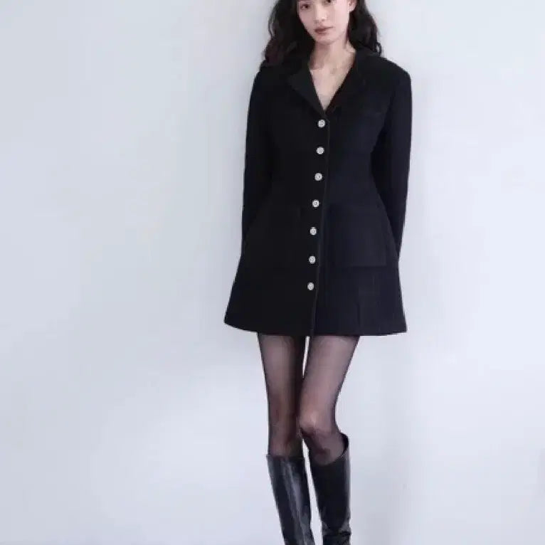 [BUNJANG] Yoonsul Tailored Tweed Jacket / 윤슬 tailored tweed ops jk 테일러드 트위드 자켓