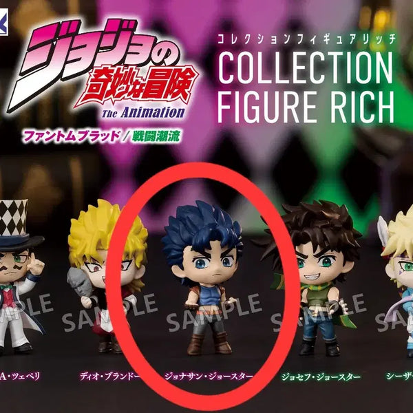 [BUNJANG] JoJo's Bizarre Adventure Part 1 Jonathan Joestar Mini Figure / 죠죠의 기묘한 모험 죠죠 1부 rich 전투조류 컬렉션 죠나단 죠스타 미니 피규어