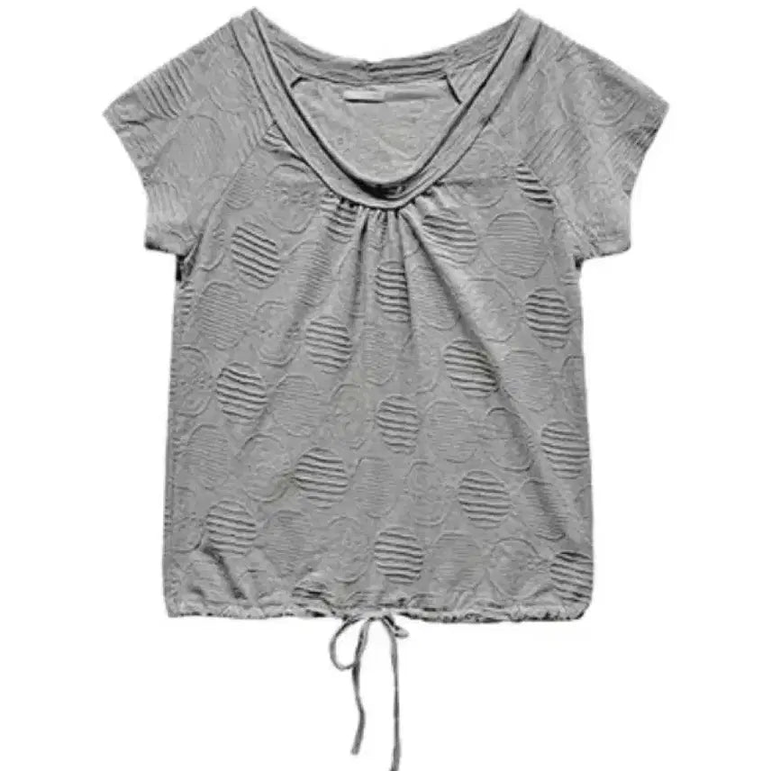 [BUNJANG] Big Dot Open Shoulder Top / 빅 도트 오픈숄더 팝니다