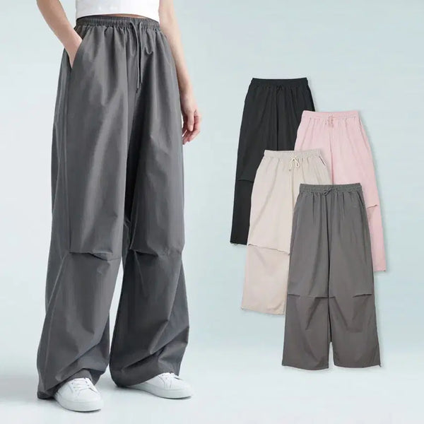 [BUNJANG] Wide Banding Pants with Knee Pleats / 투웨이 무릎 핀턱 와이드 밴딩 팬츠(컬러4종 택1) [20006]
