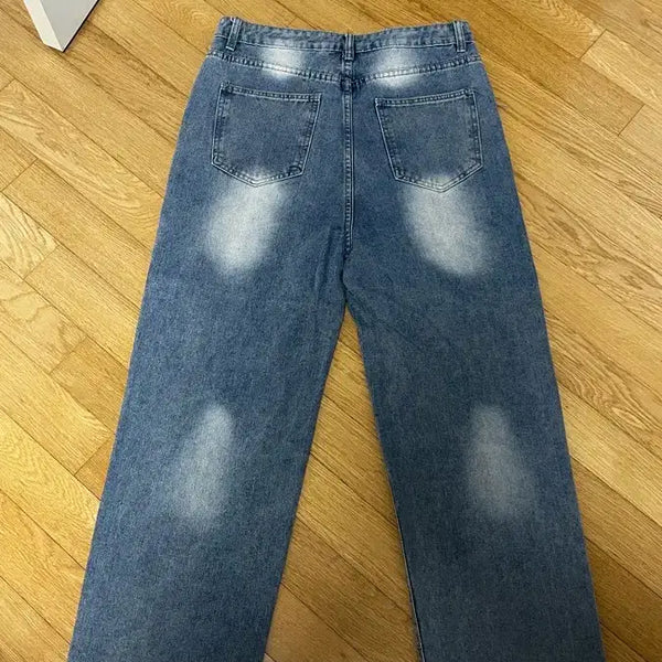 [BUNJANG] Men's Vintage Wash Denim Pants / 청바지