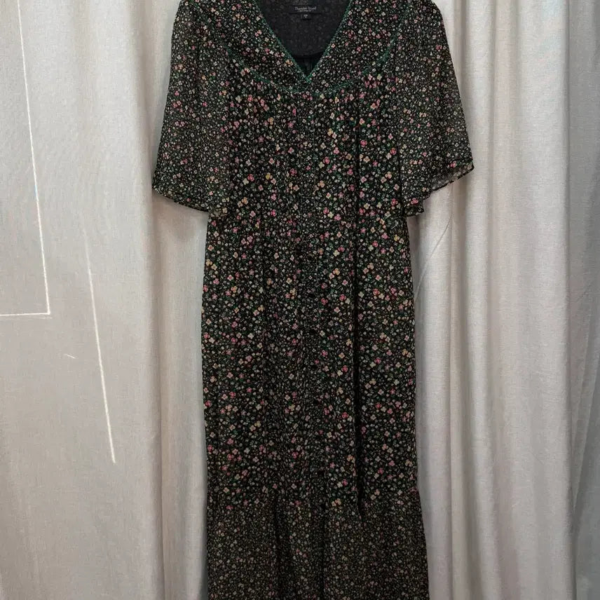 [BUNJANG] Thursday Island Floral Long Dress / 써스데이아일랜드 플로럴 롱 원피스 S
