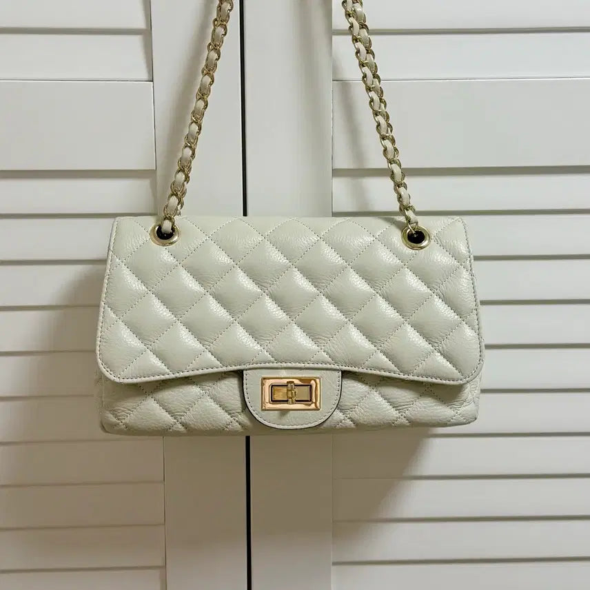 [BUNJANG] Studio Sera Leather Quilting Chain Bag / 스튜디오세라 소가죽 퀼팅 체인백