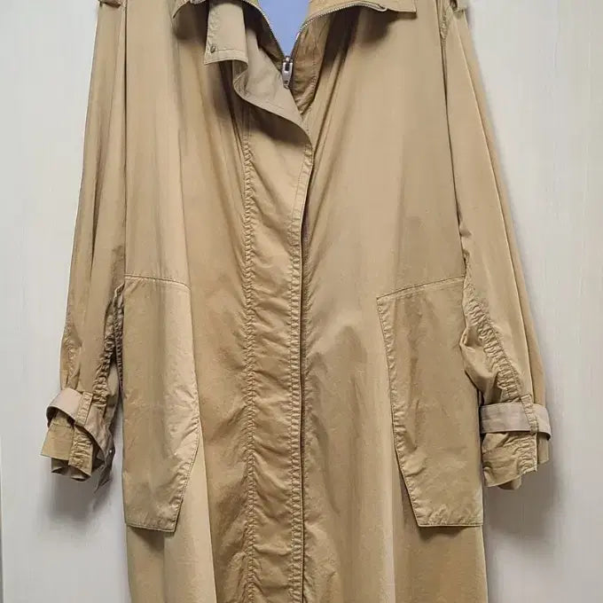 [BUNJANG] System Trench Coat Beige / [가격끝] 한섬 시스템 (system) 얇은 트렌치 자켓