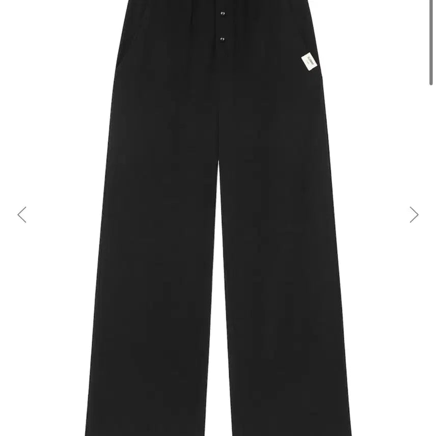 [BUNJANG] Glowny G Button Pants Black XS / (텍O, 새상품)글로니 G 버튼 팬츠 블랙 xs