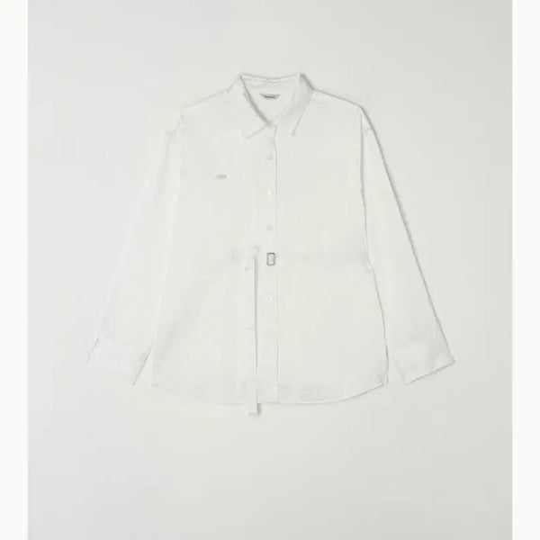 [BUNJANG] ABBIEMOIS L'uire Strap Wrap Shirt / 아비에무아 루이르 스트랩  랩 셔츠