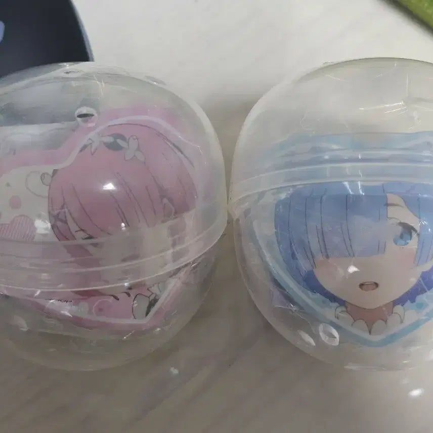 [BUNJANG] Re:Zero Ram & Rem Can Badge Set / 리제로 렘&람 캔뱃지