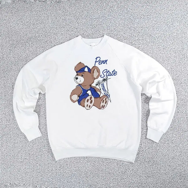 [BUNJANG] 90s Penn State Nittany Lion Bear Sweatshirt L / 90년대 펜스테이트 베어 스웻셔츠 L