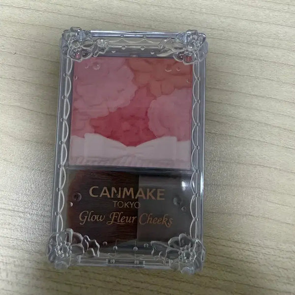 [BUNJANG] Canmake Glow Fleur Cheeks 02 Apricot Flower / 캔메이크 글로우 플라워 치크 핑크 02 에프리콧 플라워
