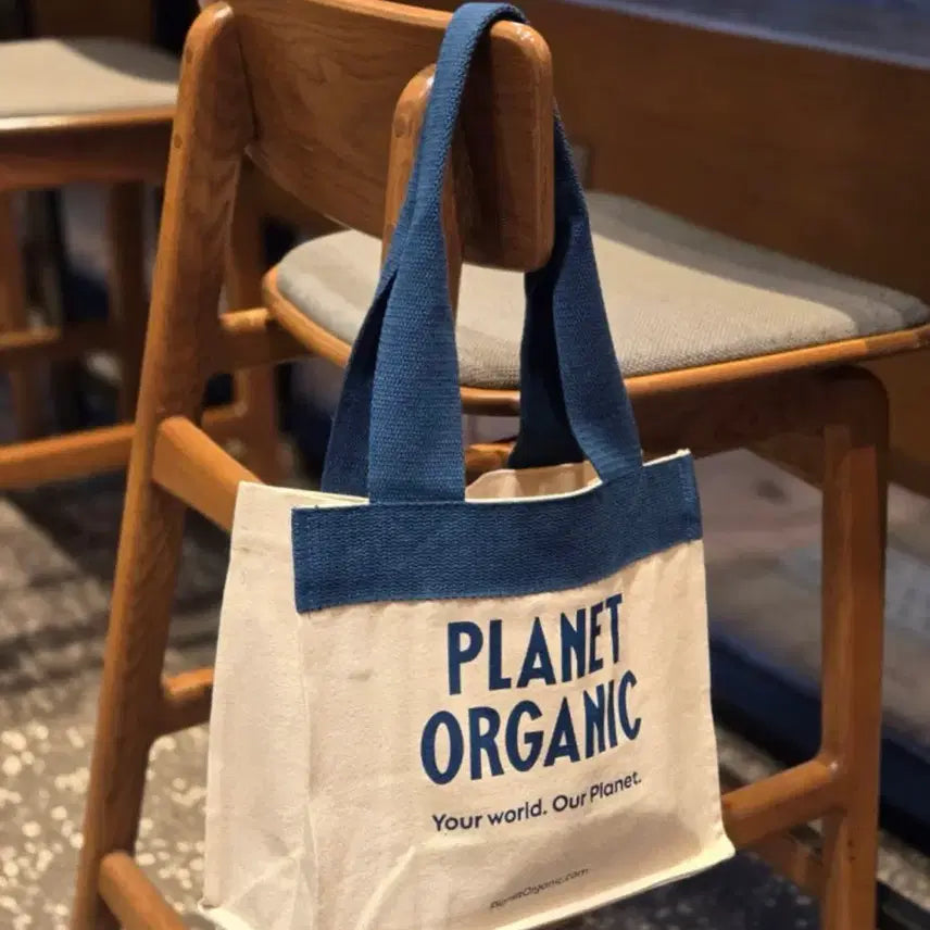 [BUNJANG] Planet Organic London Limited Canvas Bag / 런던 플래닛오가닉 리미티드 캔퍼스백