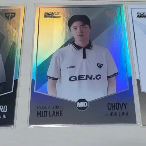 [BUNJANG] Gen.G Chovy & Doran Hologram Volt Card Bundle + Canyon Volt Card / 젠지-쵸비&듀로 홀로그램 볼트카드+ 캐니언 볼트카드
