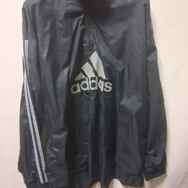 [BUNJANG] Adidas Windbreaker Black Size 100 / 아디다스 바람막이 블랙100