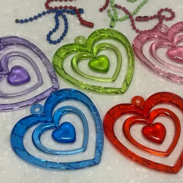 [BUNJANG] Heart Shape Keyring Bundle Set / 하트 모양 키링 5개 세트 일괄