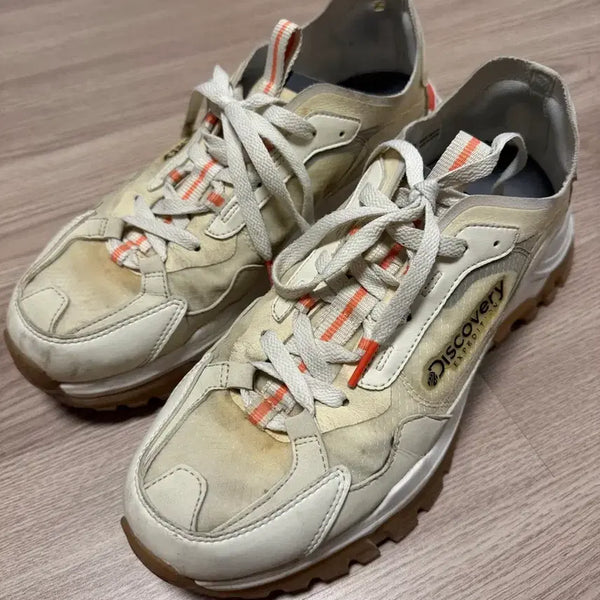 [BUNJANG] Discovery Sneakers Beige/Orange (275) / 디스커버리 스니커즈