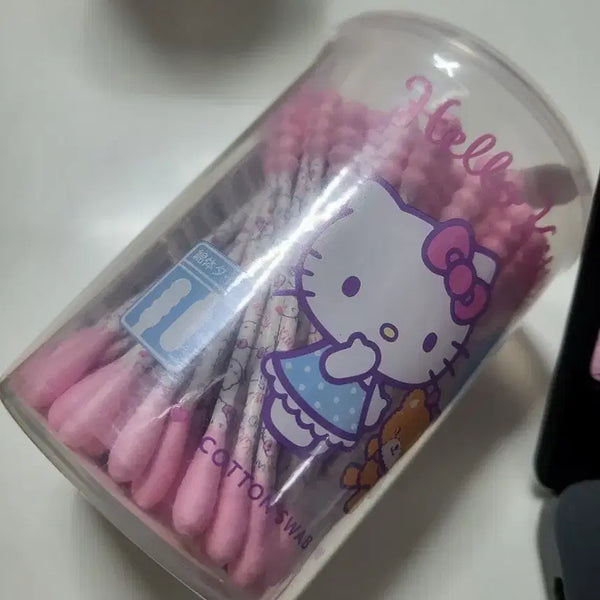[BUNJANG] Sanrio Hello Kitty Cotton Swabs / 키티 면봉