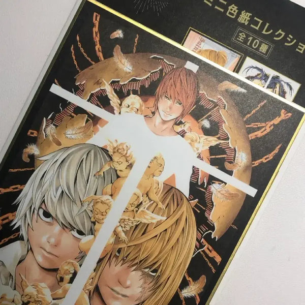 [BUNJANG] Death Note Original Art Exhibition Limited Original Art Shikishi Ryuk Mello Light / 데스노트 원화전 한정 원화 색지 니아 멜로 라이토