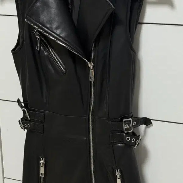 [BUNJANG] Zara Vegan Leather Mini Dress / 자라 레더 원피스/ 새상품