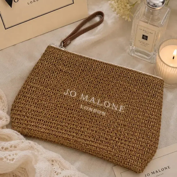 [BUNJANG] Jo Malone London Rattan Pouch Brown / 조말론 런던 라탄 파우치 브라운
