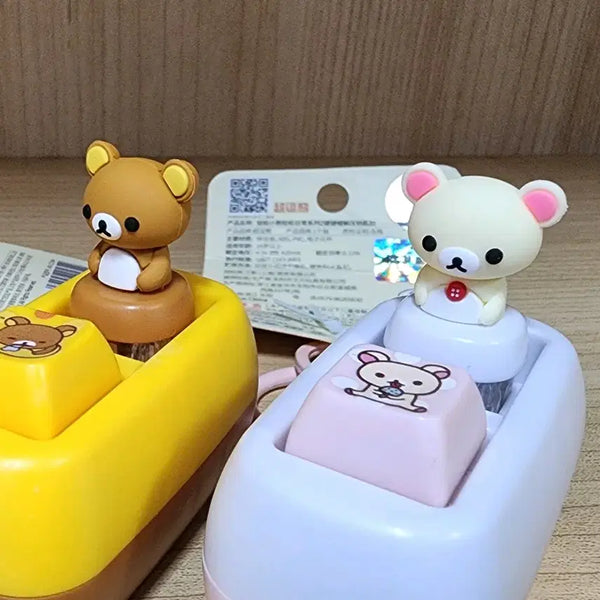[BUNJANG] Rilakkuma Keycap Keyring / (새상품)리락쿠마 키캡 키링