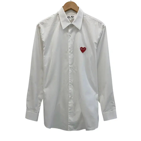 [BUNJANG] Comme des Garçons Oxford Shirt White L / 꼼데가르송 옥스포드 셔츠 화이트 (L)
