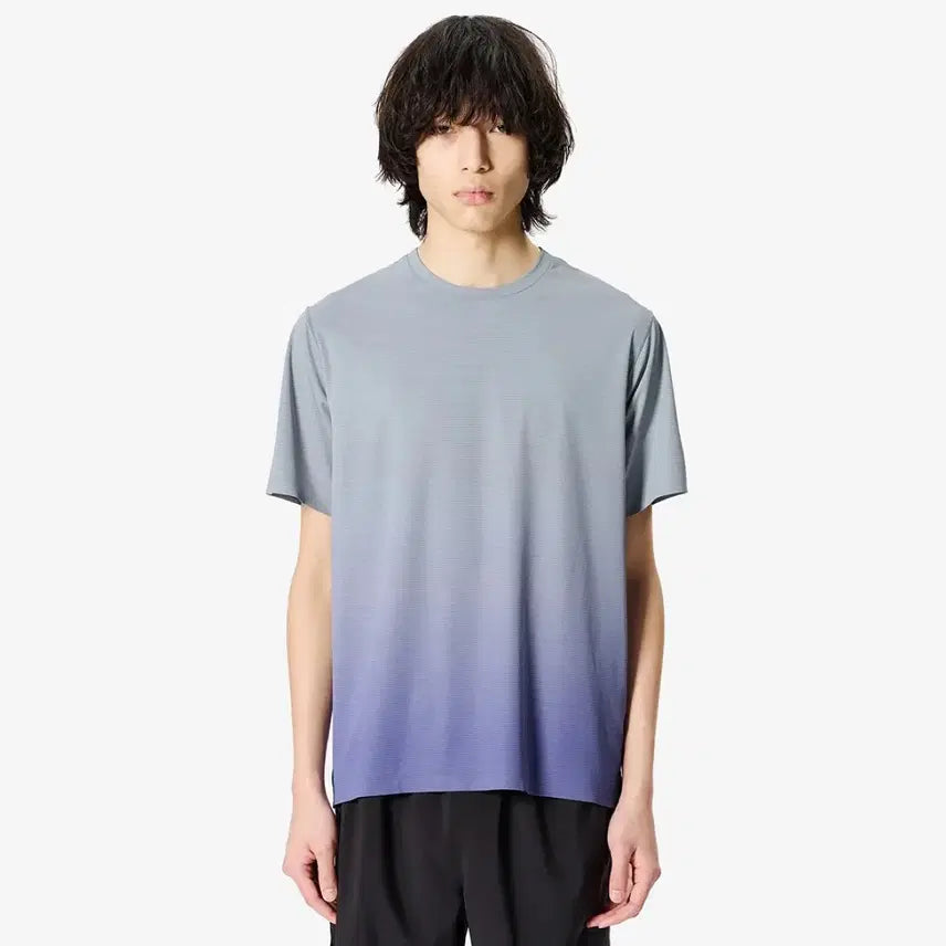 [BUNJANG] Goldwin Warf Dry T-shirt (Sleet Gray) / 골드윈 런닝용 Warf Dry T-shirt
