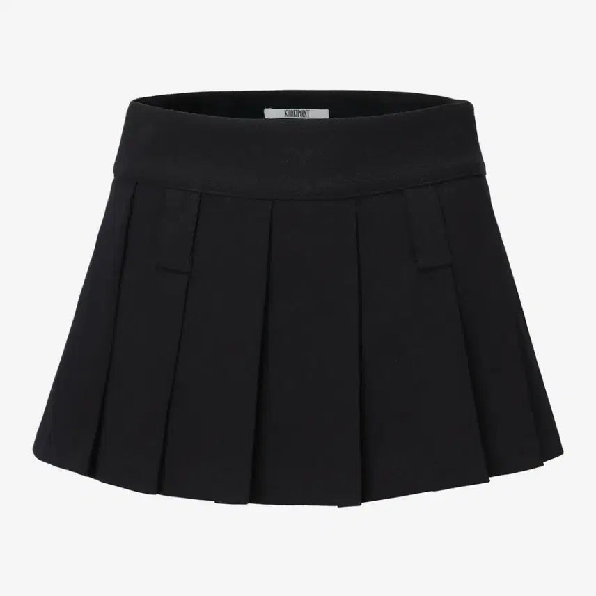 [BUNJANG] Khaki Point Pleated Skirt / 카키포인트 플리츠 치마