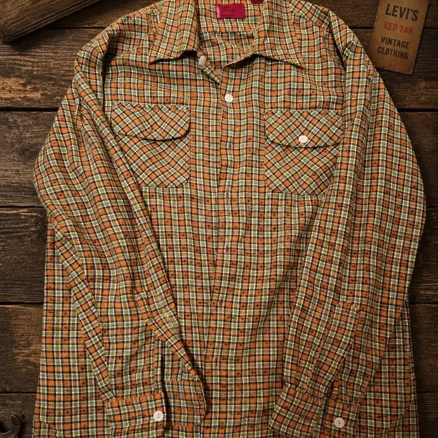 [BUNJANG] Levi's Checkered Shirt - Size M / 리바이스 체크 셔츠 M