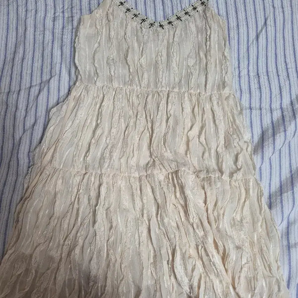 [BUNJANG] O&O Lace Slip Dress / 오앨 오엘 레이스 슬립 원피스